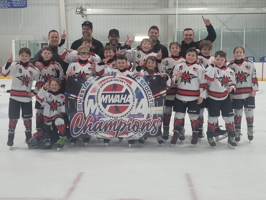 Pictured from Left to Right:
Coach Davin McLeod, Coach Danny Behr, Coach Brian Schloemer, Coach Cole Despenas, Coach Chris Jessen. Abel Behr, TJ Heller, Jude Petersen, Lucas Peterson, Oscar Kuhl, Simon Peterson, Grant Thompson. Silas Chodorowski, Henrik Schloemer, Jackson Jessen, Colt Despenas, Pavel Blong, Reed Riley, Mila McLeod.